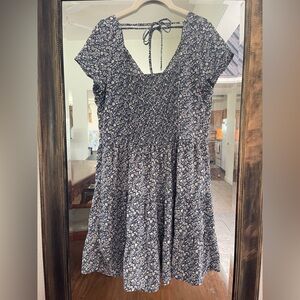 Böhme Floral Blue Summer Mini Dress